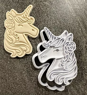 Unicorn Cookie Cutter And Stamp • $11