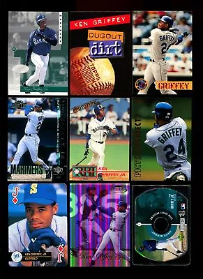 Lot Of (9) Uncommon 1990s Ken Griffey Jr. Cards NMMT-MINT • $4.95