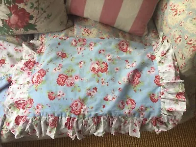 Cath Kidston IKEA Rosali Cot Bed Duvet Cover And Frilled Pillowcase • £24.99