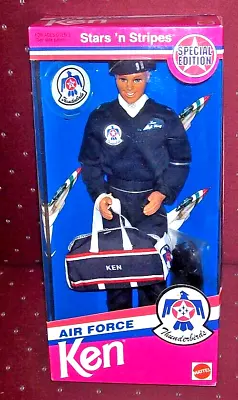 1993 STARS 'n STRIPES AIR FORCE KEN SPECIAL EDITION MINT In BOX NRFB FREE SHIP!! • $40