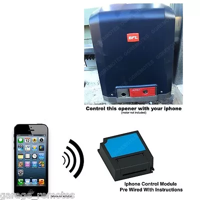 Iphone Remote Control Your BFT Deimos BT A 400 A 600 Sliding Gate Motor • $99.99