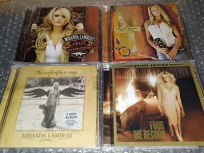 Miranda Lambert Four The Record Deluxe CD & DVD Weight Of These Wings 2 CD • $19