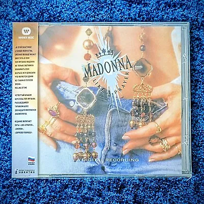 MADONNA LIKE A PRAYER GOLD CD ALBUM PROMO OBI WARNER/NIKITIN 2008 Russia • $130