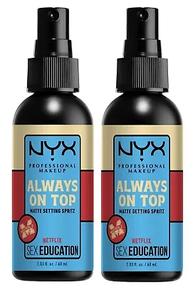 NYX Always On Top Matte Setting Spritz 2.03 Fl Oz- 2 Pack • $9.49