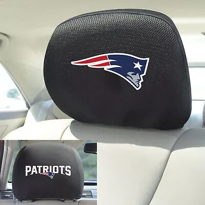 Fanmats 12506 New England Patriots Embroidered Head Rest Cover Set - 2 Pieces • $21.78