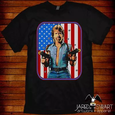 Invasion USA T-shirt Based On The 1985 Chuck Norris 80s Movie VHS Classics • $22.95
