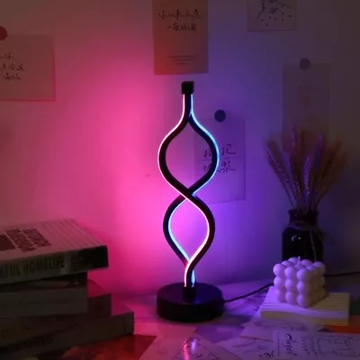 Standing Lamp Modern Twist LED Acrylic Modern Style Living Room Floor Lamp NEW • $40.20