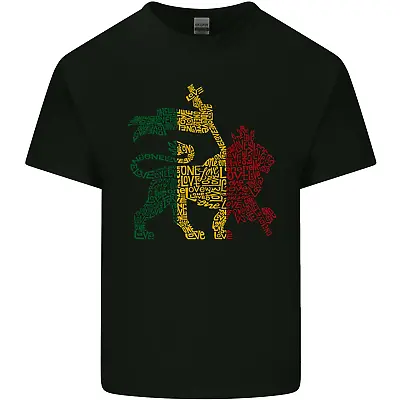 Rasta Lion Jamaica Reggae Music Jamaican Mens Cotton T-Shirt Tee Top • £8.75