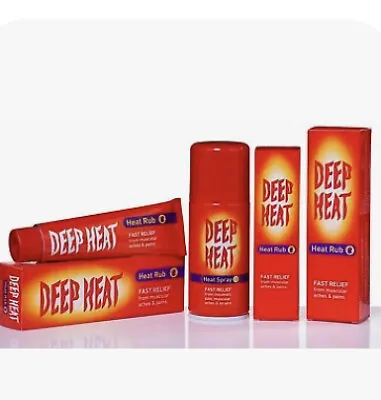 £5.99 • Buy PAIN RELIEF PLUS Deep Heat Rubs 35g,100g