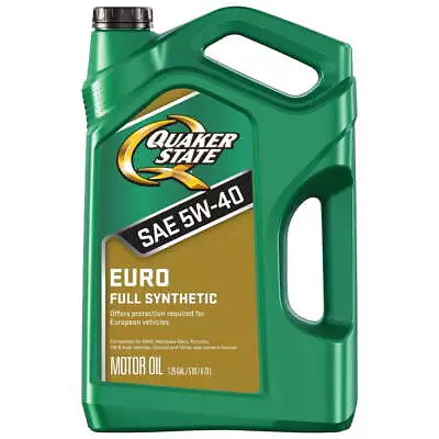 Euro Full Synthetic 5W-40 Motor Oil 5-Quart • $21