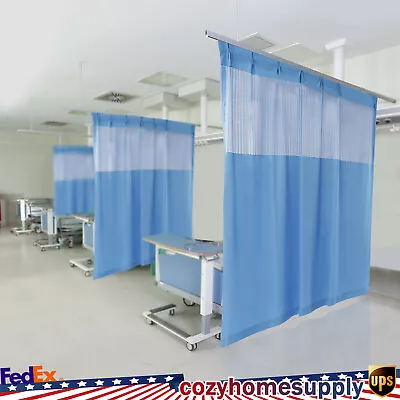 Curtain With Flat Hooks For Hospital Medical Clinic SPA Lab Cubicle Curtain Best • $49