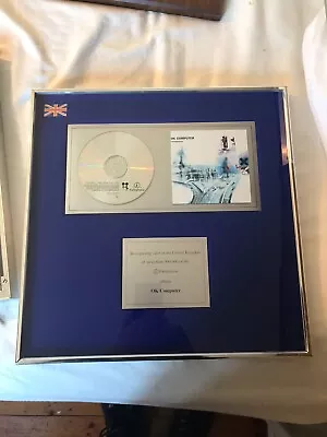 Radiohead Ok Computer Disc Award • £150