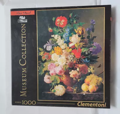 Clementoni Museum Collection Louvre Van Dael Flowers In Vase Jigsaw Puzzle 1000 • $26.34