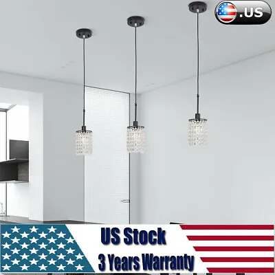 $25.90 • Buy 3 Pack Modern Pendant Light Hanging Ceiling Lighting Fixture Kitchen Island Lamp