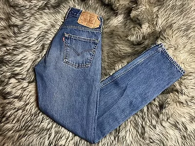 Vintage 90s Levi's Men's 501 Original Fit Button Fly Jeans Men’s Size 29x34 • $29.99
