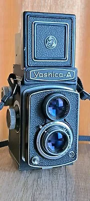 Yashica A TLR Camera Sr. 5882433 WORKING PERFECTLY TESTED - NEW SEALS • £90