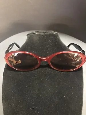 Vintage Serengeti 6326C Burgundy/Black Oval Mens/Womens Sunglasses Used • $69.95