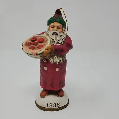 Memories Of Santa Series 1888 Father Christmas Wassail Bowl Ornament Figurine • $14.95