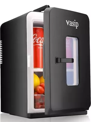 Mini Drink Fridge Portable For Bedroom Or Car Thermoelectric Refrigerator • £46.99