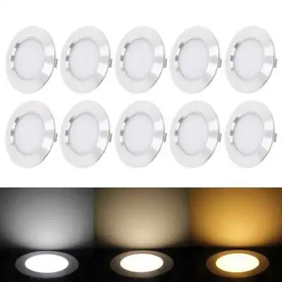 1-10PC Interior LED Lights Recessed Ceiling Panel Light For RV Camper Marine 12V • $6.43