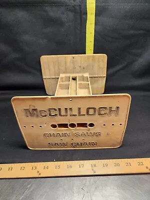 Vintage McCulloch Chainsaw Store Display Stand • $75