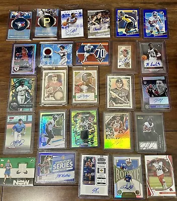 SPORTS CARD Mystery Pack  12+ Cards- 1 Auto/ Mem/#’d Or SP Per Pack. Pick Sport! • $5