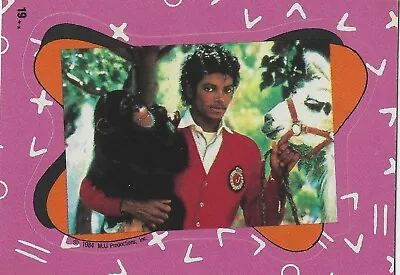 Topps Michael Jackson Trading Cards Sticker Puzzle Panel Card 1984 G+ Condition • $1.26