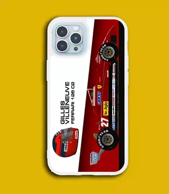 Gilles Villeneuve Ferrari 126C2 F1 IPhone Samsung Galaxy Phone Case • £17