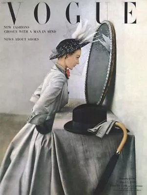 Vintage Vogue Magazine Cover Reproduction 17 X 12 Framing Print Wall Decor • $16.95