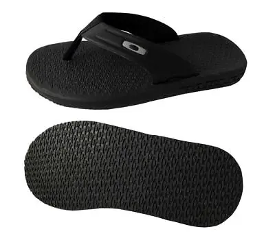 Oakley Campaign Mens Sandals Thongs Black Size Us 9 New  Last Few • $29.99