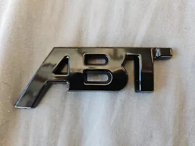 ABT Badge GLOSS Black Rear Tailgate Boot SPORTS LINE VW AUDI SKODA SEAT • £5.99