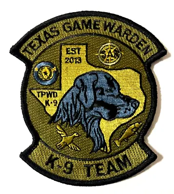 Texas Game Warden K-9 Team Patch (spc 8) Canine • $12