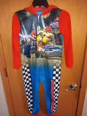 Biys Size 8 Mario Kart One Piece Pajama • $9.50