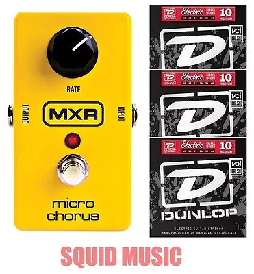 MXR Dunlop M-148 Micro Chorus Guitar Effects Pedal M148 ( 3 SETS OF STRINGS )  • $119.99