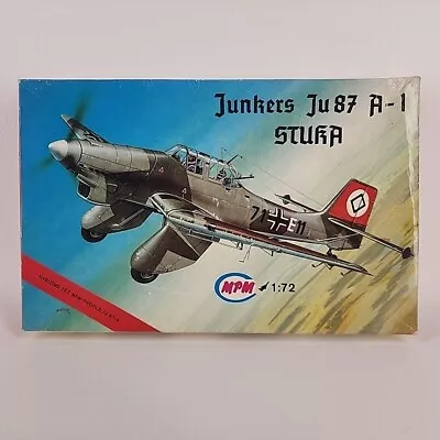 MPM 1 72 German JUNKERS Ju87 A-1 STUKA Model Airplane New Open Box #87A • $19.50