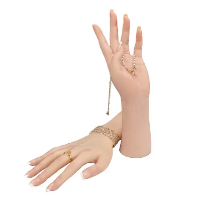 Realistic Silicone Female Hand Model Fake Hand Jewelry Prop Mannequin Display • $69.99