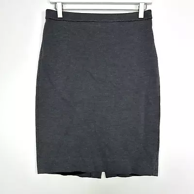 J.crew 365 No 2 Pencil Skirt Stretch Dark Grey Size 4 • $19.60