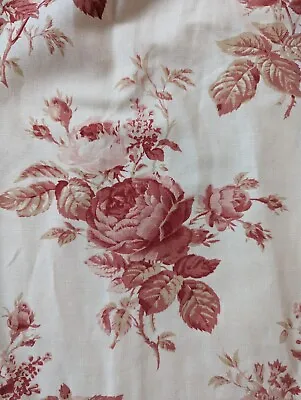 Large Jane Churchill Country Rose Toile Different Sized Pair • £350