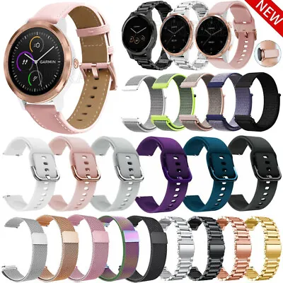 For Garmin Vivoactive 4S Venu 2S 3S 255S 265S Replacement Watch 18mm Strap Band • $8.12