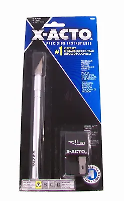 $12 • Buy X-acto #1 Knife Set X5251 ∙ 1-knife, 1-safety Dispenser & 15-#11 Blades