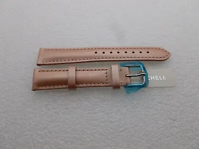 Genuine Michele 16mm Metallic Faded Pink  Patent Leather  Watch Band Strap New • $27.77