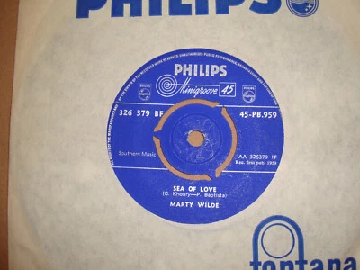 £3.49 • Buy Marty Wilde,  Sea Of Love,  Philips Records 1959 Ex