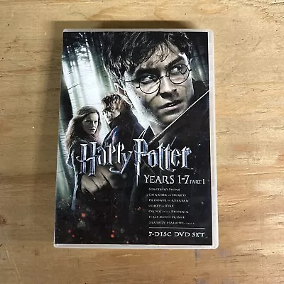 Harry Potter: Years 1-7 Part 1 (DVD 2011 7-Disc Set) • $0.01