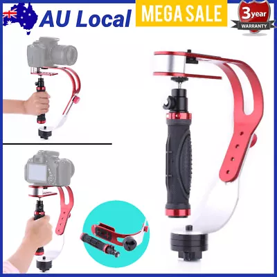 Bow Shape Handheld Video Stabilizer For Action Cam/DSLR / Cellphones Vlog Gimbal • $18.99