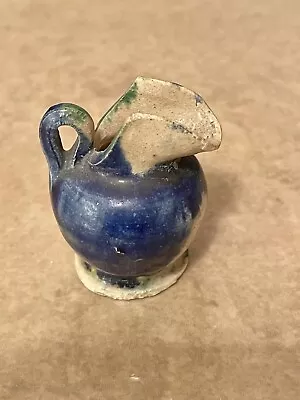 Vintage Miniature Pottery Pitcher • $4