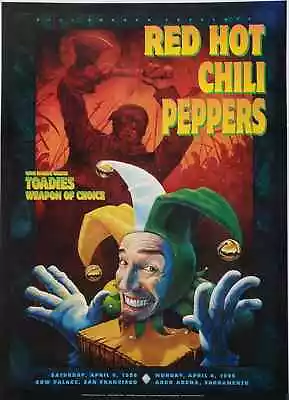 $130 • Buy Red Hot Chili Peppers Concert Poster 1996 BGP-140 Cow Palace