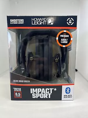 Howard Leight Impact Sport Electronic Earmuff - Olive Drab Green • $50