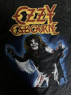 Vintage 80s Ozzy Ozbourne Diary Of Madman Rock Tee Shirt! Original! Sabbath XL • $200