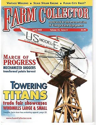 $22.50 • Buy Windmills, Hoover Potato Harvester Digger, ½ Scale Case Steam Engine, Flour City