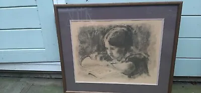 LUDVIG  FIND - 1916 Original Sketch  Of Young Girl. • £75